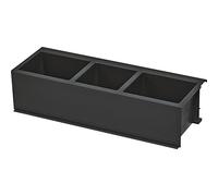 NINKA SideBOX 5051.82 41514 - Sistema organizer per cassetti Legrabox altezza C, con 3 scomparti per ulteriore spazio di archiviazione, in plastica, antracite, argento
