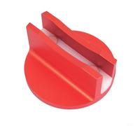 NINMORTH Adattatore in lega di alluminio con rivestimento in nylon per sollevamento auto sicuro, cuscinetto jack blu (rosso)