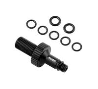 NINMORTH Adattatore valvola aria ammortizzatore posteriore in lega di alluminio per RockShox per Monarch Marzocchi per bicicletta pompa strumento per rosso