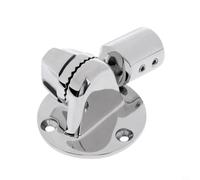 NINMORTH Base per antenna marina, supporto rotante regolabile per antenne da 7/8" (22 mm), supporto per antenna barca con finitura lucida a specchio