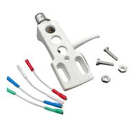 NINMORTH Cartuccia per giradischi con guscio per Audio-Technica AT3600L, per Pioneer PLX-1000-518 -530, struttura in metallo da installare per nero