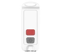 NINMORTH Cicalino antifurto con allarme da 130 dB, dispositivo di sicurezza ricaricabile impermeabile IP66 con LED lampeggiante sicurezza personale