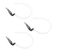 NINMORTH Confezione da 3 tubi di ricarica per WC e morsetto compatibili con Fluidmaster 100 200 200A 400A, 9,65 pollici per tubo di ricambio per riparazione valvola di riempimento (A)