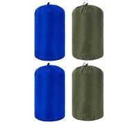 NINMORTH Confezione da 4 sacchetti a compressione ultraleggeri con coulisse, in nylon 400T, per campeggio, viaggi, attrezzatura da dormire