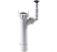 NINMORTH Connettore per tubo dell'acqua con filettatura interna G1-1/2, 45 mm x 40 mm, per raccordo in PP per lavastoviglie, lavatrice, adattatore a prova di perdite con guarnizione