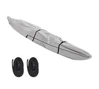 NINMORTH Copertura resistente per canoa Oxford 420D, impermeabile, per kayak, barca, con UPF 50+, per protezione da pesca e rafting, colore grigio (3 m)