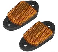 NINMORTH Coppia di riflettori laterali gialli per scooter MAX G2 n. 9, accessori di sicurezza luminosi a bassa luce, plastica