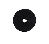 NINMORTH Fascette riutilizzabili in nylon per organizzare fili e cavi, design regolabile a strappo, 1,2 x 500 cm e 1,2 x 300 cm, nero/grigio