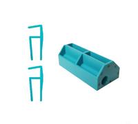 NINMORTH Marcatore parallelo blu multi margine per la lavorazione del legno, con scala trasparente e fessura per matita per tracciare i bordi del falegname (B)