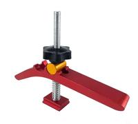 NINMORTH per piastra di bloccaggio a T rossa in lega di alluminio per maschere e dispositivi per la lavorazione del legno Compatibile con tavoli T-Track 120x156mm (tipo a scorrimento)