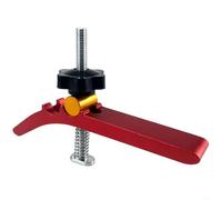 NINMORTH per piastra di bloccaggio a T rossa in lega di alluminio per maschere e dispositivi per la lavorazione del legno Compatibile con tavoli T-Track 120x156mm (tipo a vite T)