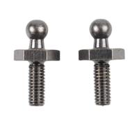 NINMORTH Rame per viti a scatto marine M4 10mm per barca tela per camion per camper coperture yacht fissaggio resistenti allo spruzzo di sale argento nero