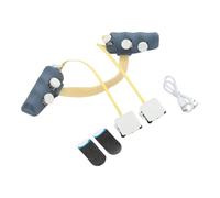 NINMORTH Six Finger Game Controller Pulsanti Tablet iPad, ABS Mobile Gaming Trigger con controllo migliorato, Design compatto 15x10x5cm per giochi frenetici, nero