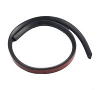 NINMORTH Striscia flessibile in silicone per doccia, barriera per doccia, alta 30 mm, guarnizione di separazione per soglia senza curvatura, blu, 100 cm (nero, 100 cm)