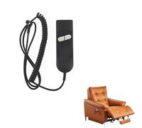NINMORTH Telecomando a 5 poli per poltrona relax elettrica con motore | Telecomando a 5 pin per poltrona relax elettrica con cavo di prolunga per poltrone alzate con motore singolo, nero