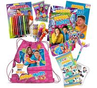 NINNA e MATTI Mega Bag - Box Regalo con 20 Prodotti Ufficiali | Gadget, Figurine, Giochi, Zaini e Accessori