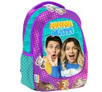 NINNA e MATTI Zaino Ovetto Grande per Bambini Scuola Elementare, 32 x 21 x 42 cm