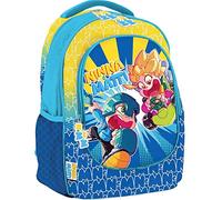 NINNA e MATTI Zaino Ovetto per la Scuola - Misure in cm: 32x21,5x42 (Blu)