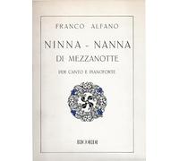 Ninna - Nanna Di Mezzanotte di Franco Alfano per Canto e pianoforte