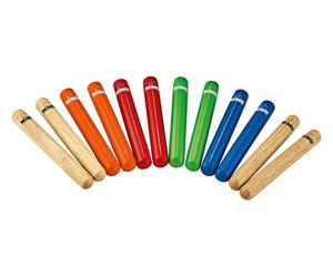 Nino Coloured Claves Set 6pc