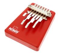 Nino Percussion NINO964R - Kalimba medio a 7 lamelle, colore: Rosso