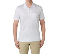 Nino Marini Polo da Uomo 100% Cotone Filo di Scozia Manica Corta - Jersey Mercerizzato, Morbida e Traspirante. MOD. P-0001 (IT, Testo, 4XL, Regular, Regular, Bianco)