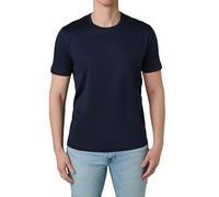 Nino Marini T-Shirt 100% Cotone Filo di Scozia vestibilità Classica. Maglia in Cotone Mercerizzato di altissima qualità. Lavorazione Jersey. MOD. G-0001 (IT, Testo, XL, Regular, Regular, Blu Marine)