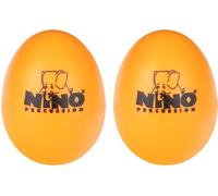 Nino Percussion Egg Shaker Pair - 2 Uova a Sonagli per Bambini dai 3 Anni - Strumento Musicale - Idea Regalo - Plastica, Orange (NINO540OR-2)