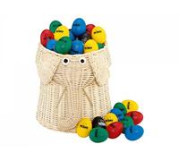 Nino Percussion Egg Shaker Set - Set di Uova a Sonagli da 80 Pezzi per Bambini dai 3 Anni - Strumento Musicale - Plastica, Multicolore (VE80-NINO540)