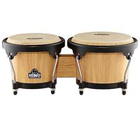 Nino Percussion NINO3NT-BK Bonghi, Legno, Coppia, Natural/Nero