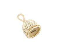 Nino Percussion Caxixi Shaker Instrument - Strumento Musicale per bambini dai 3 anni - Rattan e Pelle, Natural (NINO501)