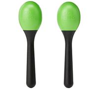 Nino Percussion NINO569GG - Coppia di maracas di plastica, colore verde