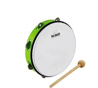 Nino Percussion Tamburello in ABS - Verde erba (Nino24GG)