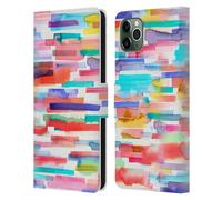 NINOLA ASTRATTO COLORATO CUSTODIA COVER A PORTAFOGLIO PER APPLE iPHONE TELEFONI