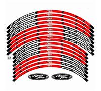 NINOMA Adesivo per Ruota Riflettente per Moto Adesivo per Cerchioni A Strisce Impermeabili per Decalcomanie per Africa Twin CRF1000L Crf 1000 L(Color:1)