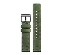 NINOMA Cinturino compatibile con Hamilton Khaki Field H70605731 H70605993 Cinturino for orologio sportivo Seiko 18mm 20mm 22mm Bracciale in tela di nylon verde militare(Army Green black,18mm)