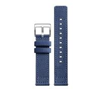NINOMA Cinturino compatibile con Hamilton Khaki Field H70605731 H70605993 Cinturino for orologio sportivo Seiko 18mm 20mm 22mm Bracciale in tela di nylon verde militare(Blue steel buckle,18mm)