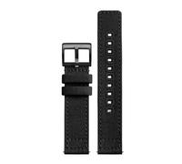 NINOMA Cinturino compatibile con Hamilton Khaki Field H70605731 H70605993 Cinturino for orologio sportivo Seiko 18mm 20mm 22mm Bracciale in tela di nylon verde militare(Black black buckle,18mm)