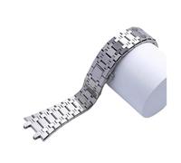 NINOMA Cinturino for orologio da 26 mm, uomo e donna, completamente in acciaio inossidabile, compatibile con AP ROYAL OAK 15400 26331 15500, cinturino con fibbia pieghevole