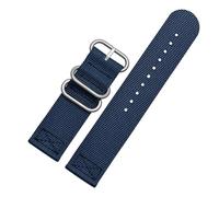 NINOMA Cinturino in tela compatibile con gli orologi Seven Friday T1 / T2 / M2 / M3 P2b / P3 / Q2 Bracciale in nylon Accessori for orologi da uomo 26 28 mm(Blue sk,26mm)
