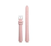 NINOMA Compatibile con Casio SHE-3034/4029 Little Red Watch Series Cinturino in pelle da donna SHE-3034 Braccialetto speciale con bocca rialzata morbido e confortevole(A-Pink-Silver,FOR SHE-4029)