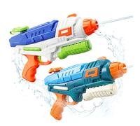 Ninonly Confezione da 2 pistole ad acqua, portata 36 m, 600 ml, facile da riempire, maniglie antiscivolo, divertimento estivo all'aperto, piscine e feste in spiaggia, pistole ad acqua per bambini