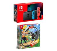 Nintendo 32GB Switch with Neon Blue & Neon Red Joy-Con Controllers Ring Fit Adventure Switch