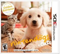 Nintendo 3DS Nintendogs + Cats Golden Retriever (World Edition) GAME NUOVO