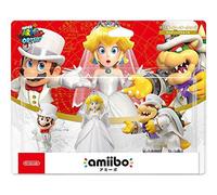 Nintendo Amiibo Super Mario Odyssey Triplo Matrimonio Set Mario / Pesca/Bowser