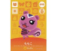 Nintendo Animal Crossing Amiibo Card Vol.1 Momoko 095 Nomal Singolo Card Nuovo