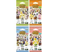 Nintendo Animal Crossing Amiibo Cards - Serie 1-4 - Confezione da 4 - 12 carte in totale
