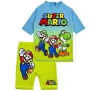 Nintendo Blu Mario & Luigi Placement Print Set da bagno 2 pezzi Ragazzi