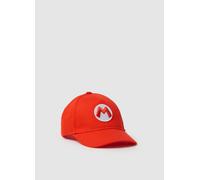 NINTENDO, Cappello In Puro Cotone Rosso Da Bambino Con Logo Super Mario, Rosso, Taglia: 56