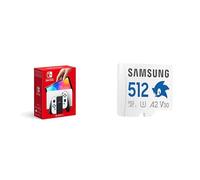 Nintendo Console Switch - modello OLED, Bianco + Sonic microSD Card